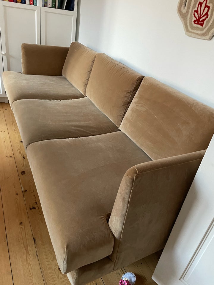 Sofa, velour, 3 pers.