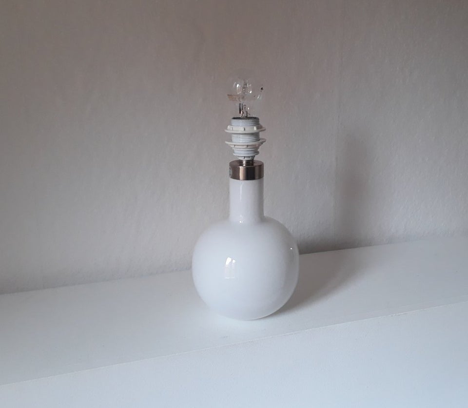 Bordlampe Glas, Glaslampe,