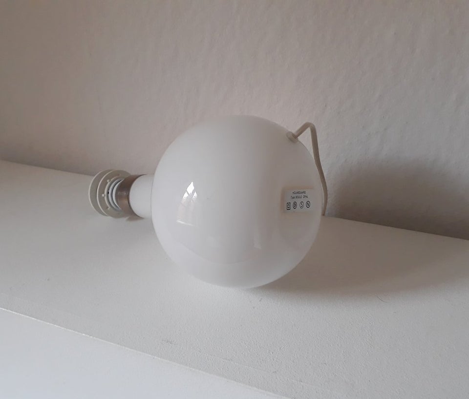 Bordlampe Glas, Glaslampe,