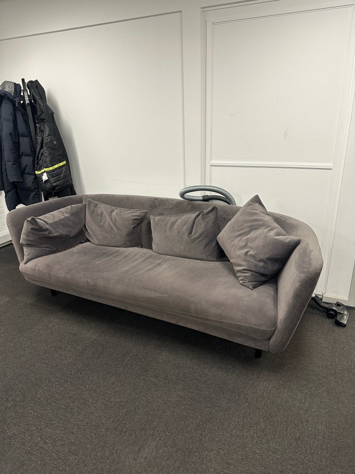 Sofa, velour, 3 pers.