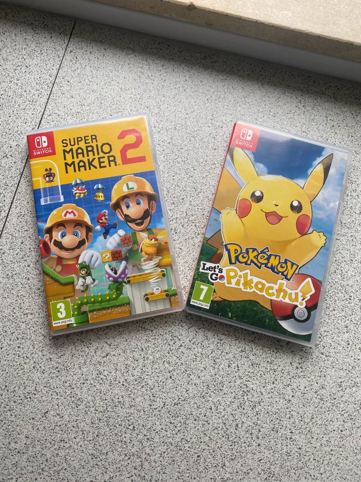 Super Mario Maker 2 og Pokemon lets