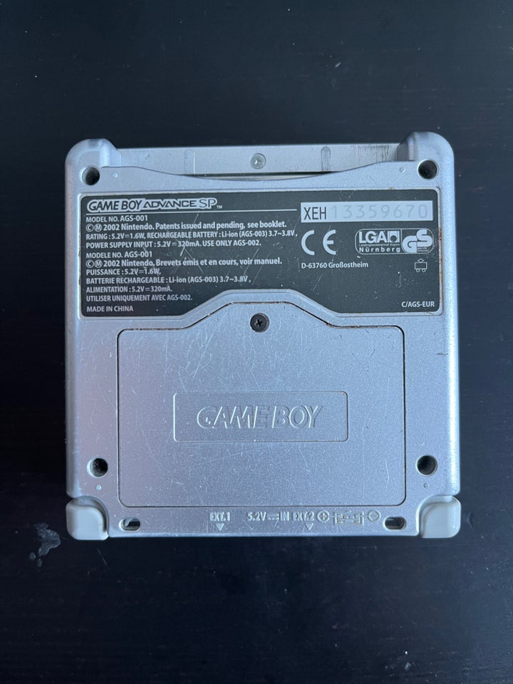 Nintendo Gameboy advance SP, 001,