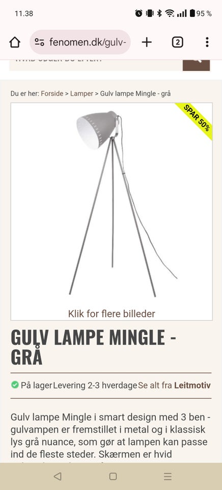 Standerlampe, Mingle