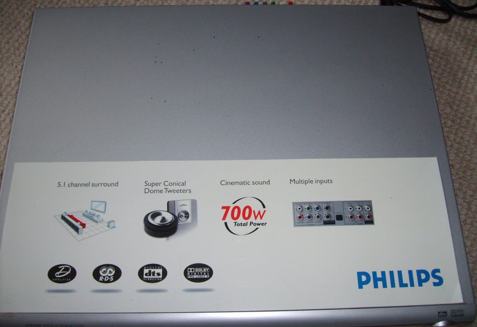 Philips HTR5000 51 kanaler