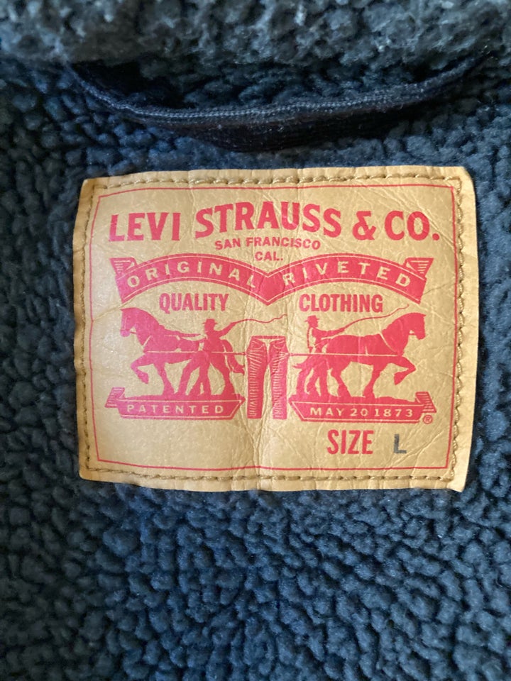 Fløjlsjakke, str. L, Levi’s