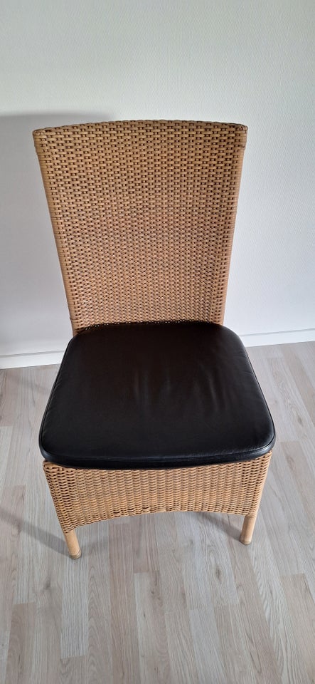 Spisebordsstol, Rattan / flet, b: