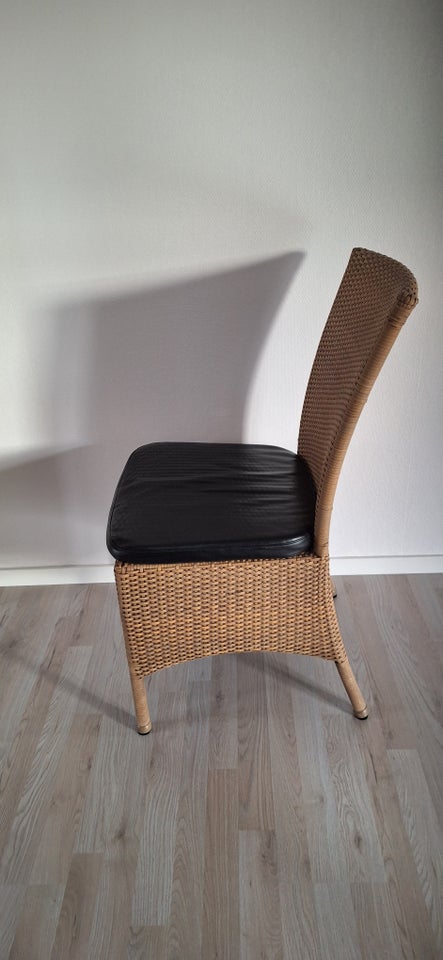 Spisebordsstol, Rattan / flet, b: