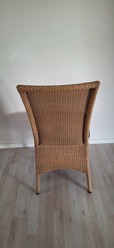 Spisebordsstol, Rattan / flet, b: