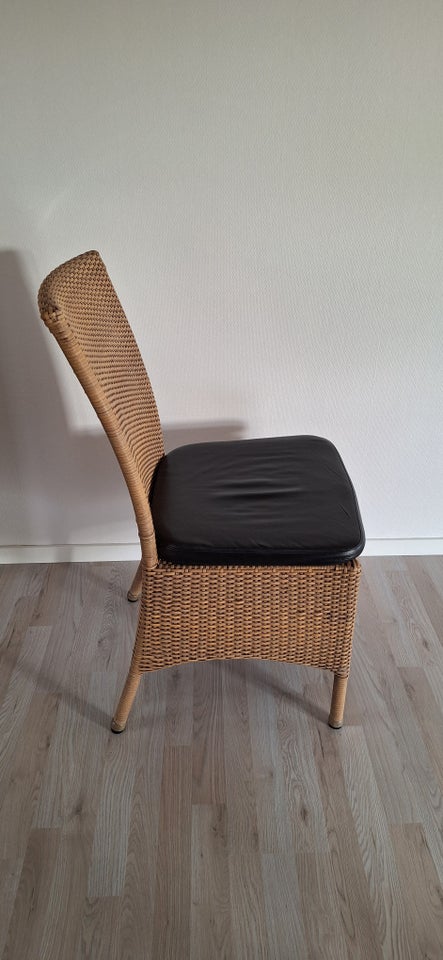 Spisebordsstol, Rattan / flet, b: