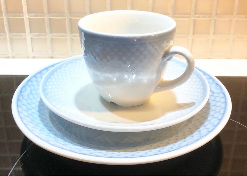 Porcelæn, Kaffesæt , Blå tone