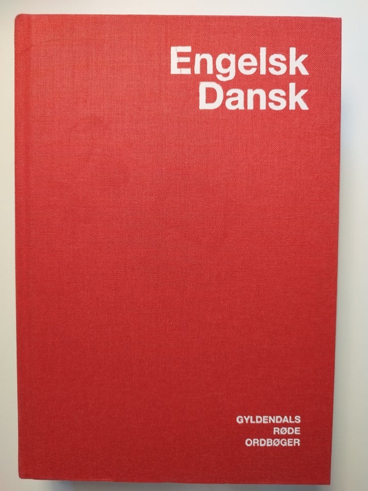 Engelsk - Dansk, Gyldendals røde