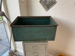 Vintage metalkasse Schaefer