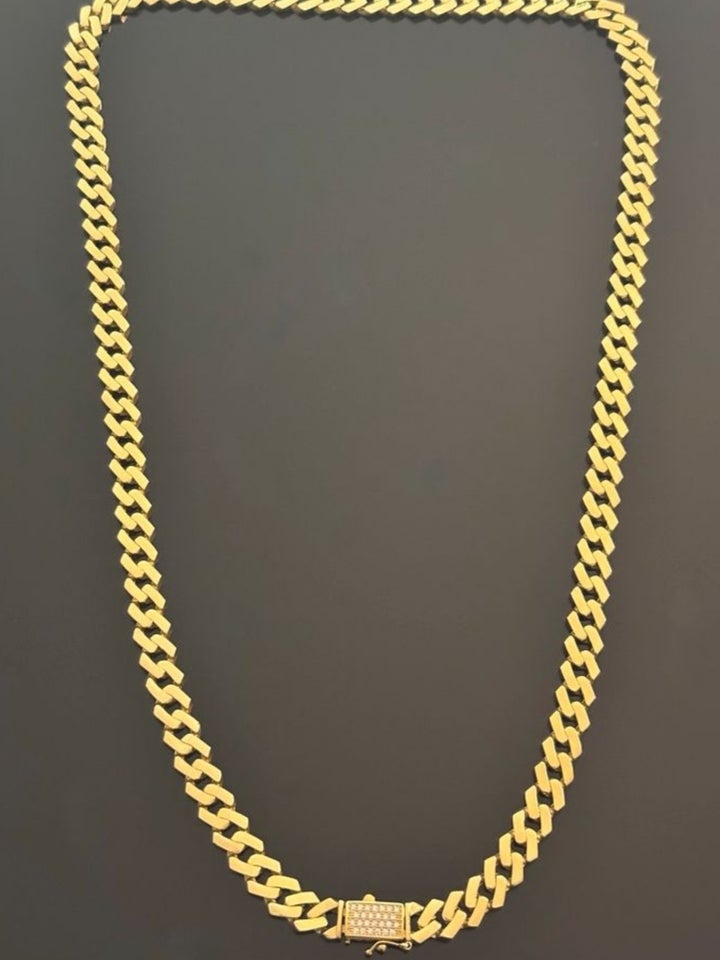 Halskæde guld Cuban link