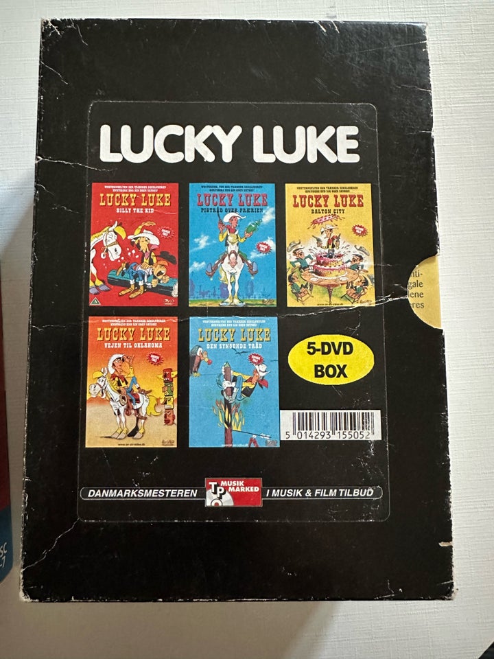 Lucky Luke boxset (dansk tale),