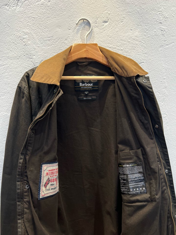 Oilskinsjakke, str. L, Barbour