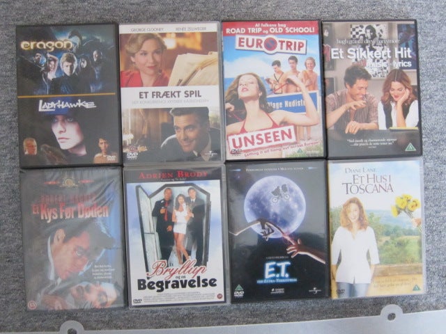 E1, DVD, andet