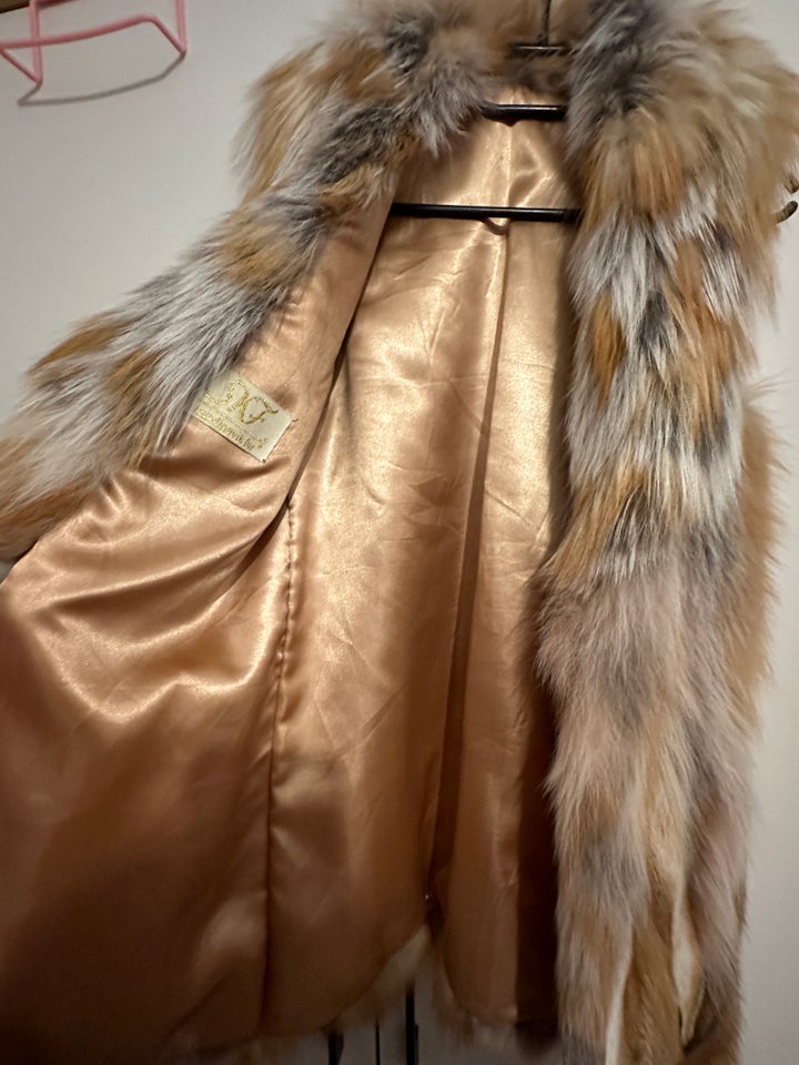 Vest, ægte pels - ræv , Red Fox Fur