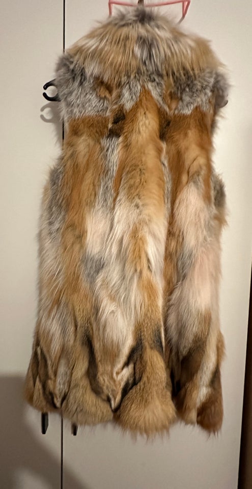 Vest, ægte pels - ræv , Red Fox Fur