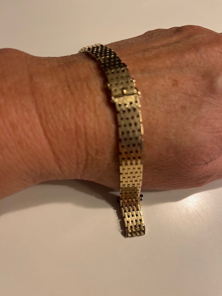 Armbånd, guld, murstensarmbånd