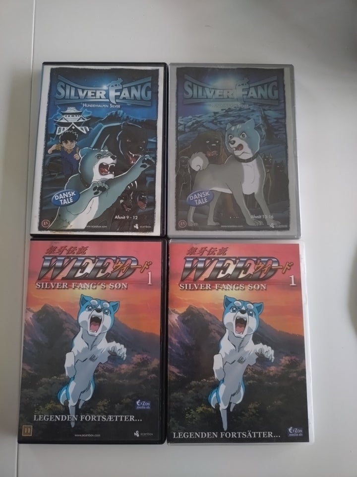 Silver fang, DVD, tegnefilm