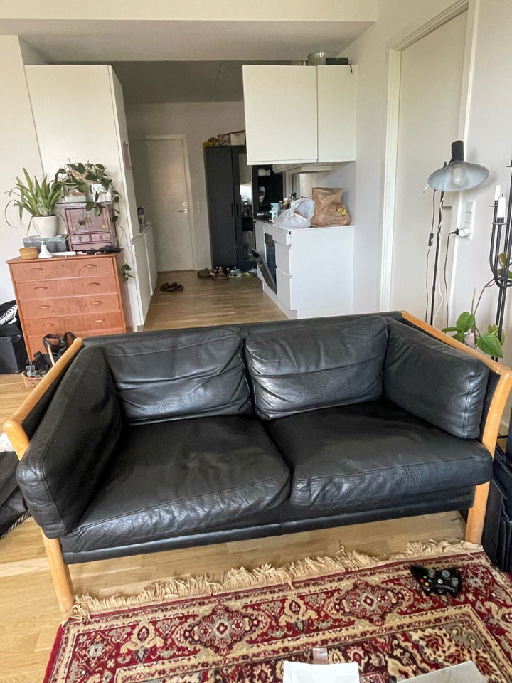 Sofa læder 3 pers