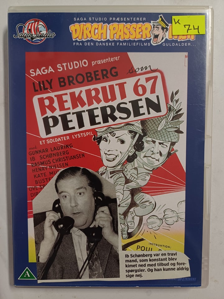 Rekrut 67 Petersen DVD