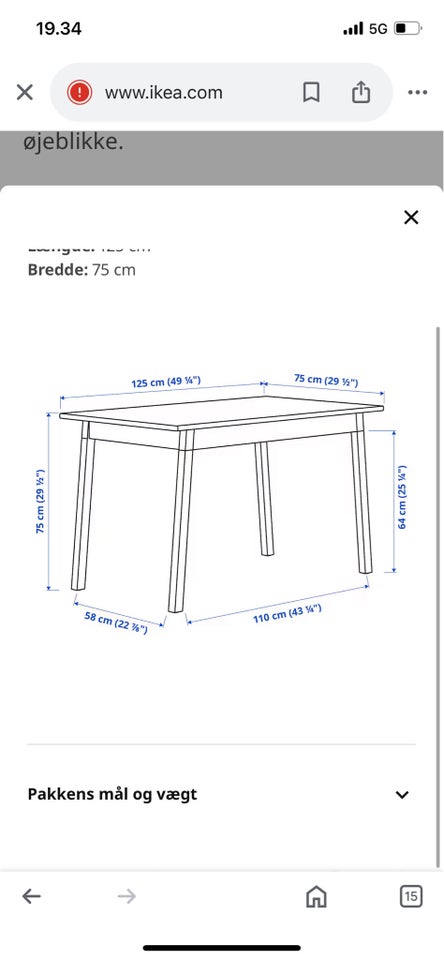 Spisebord