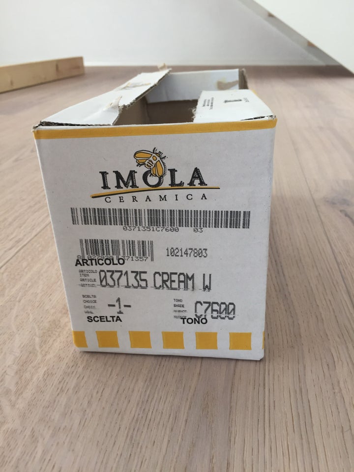 Badeværelsesfliser Imola Cream