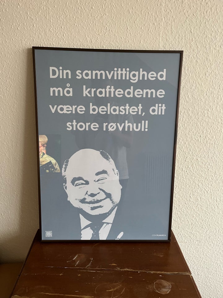 Plakat med ramme 70*50, Ikea ramme