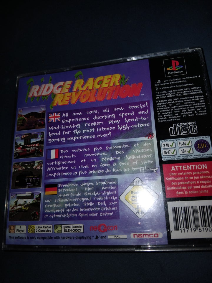 Ridge Racer PS racing