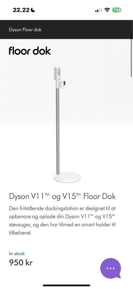 Tilbehør til støvsuger Dyson V11