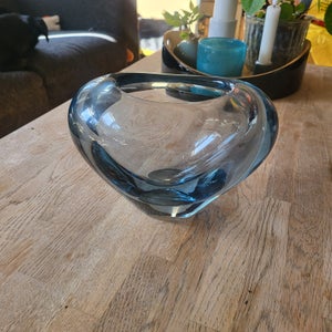 Glas Hjertevase Holmegaard