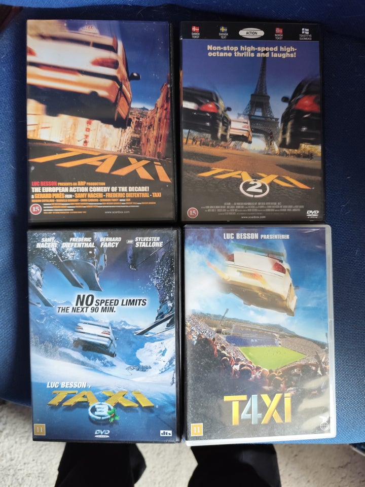 Taxi 1-2-3-4, DVD, action