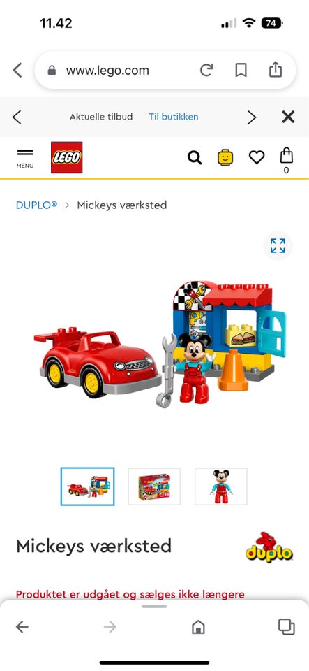 Lego Duplo 10829 udgået