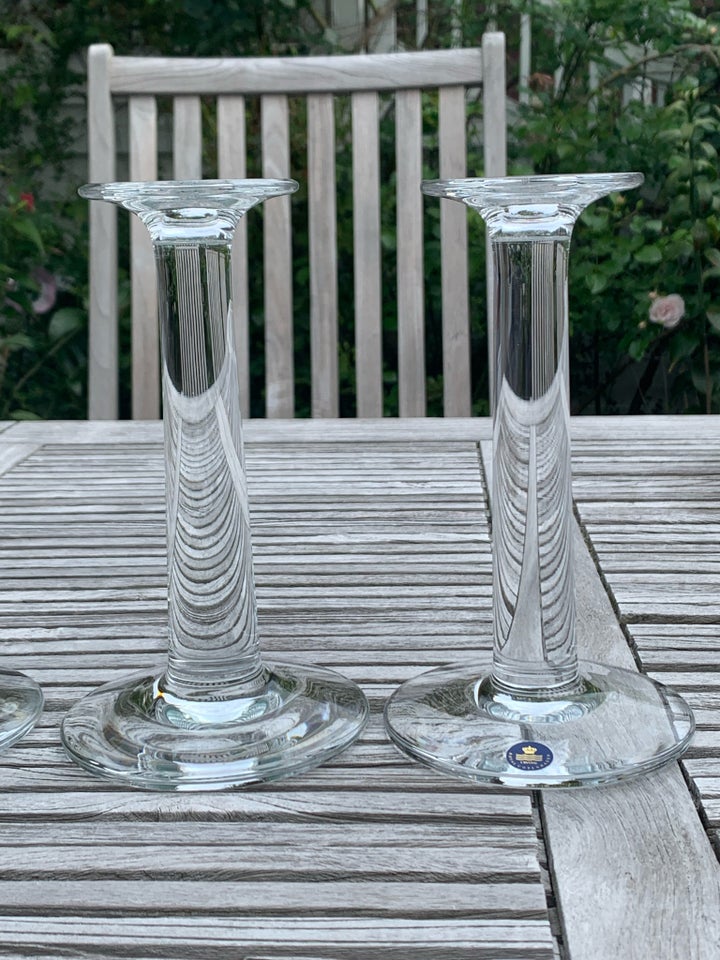 Glas Odin lysestager fra Royal