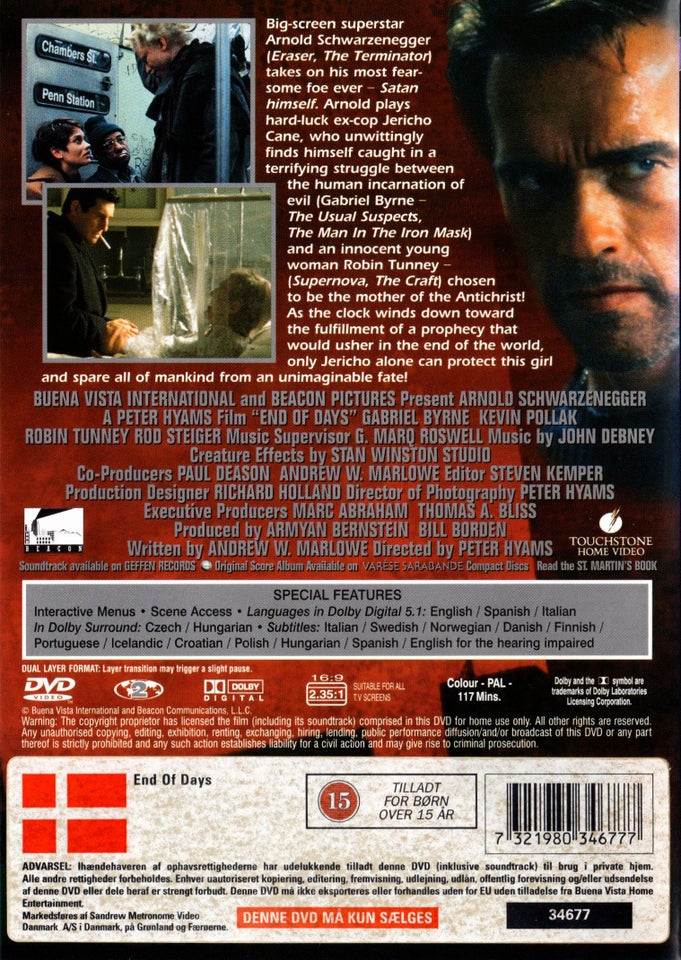 END OF DAYS, DVD, gyser