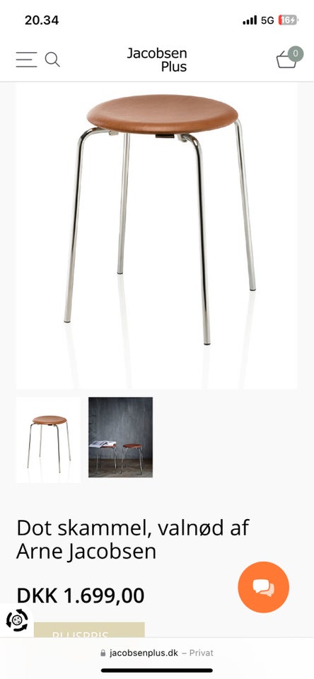 Arne Jacobsen, andet, DOT skammel