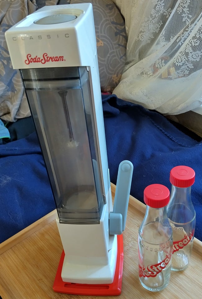 Sodastream inkl 2 glasflasker og