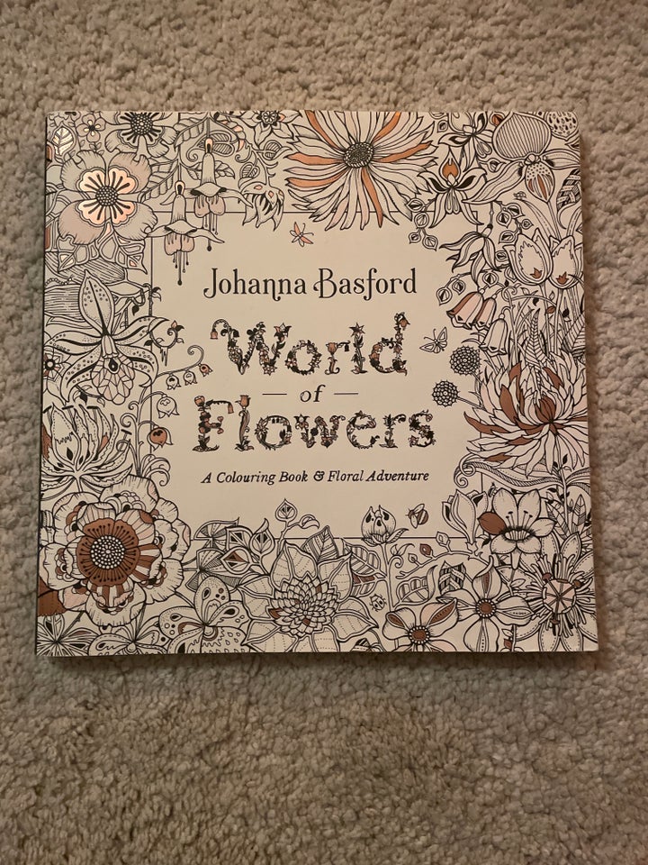 Colouring book - world of flowers ,