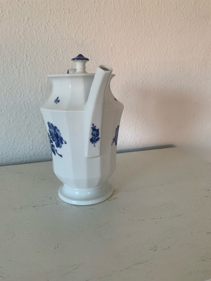 Porcelæn Kaffekande Blå Blomst