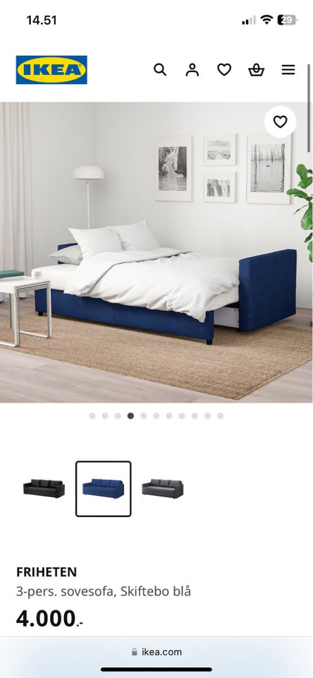 Sovesofa, Ikea