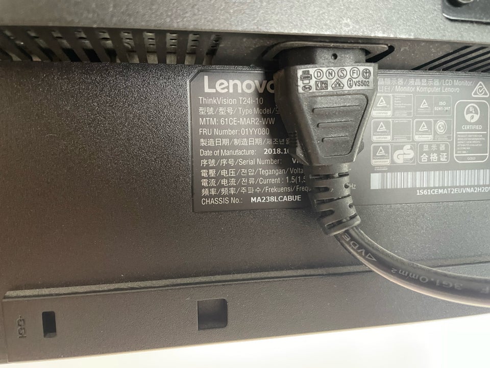 Lenovo Thinkvision fladskærm