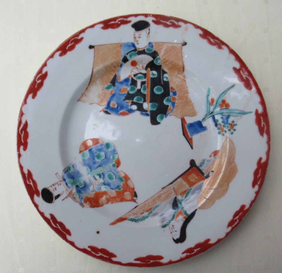 Japanske tallerkener porcelæn
