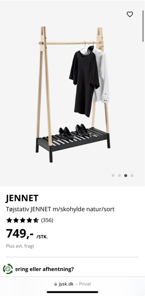 Tøjstativ , Jennet, Jysk