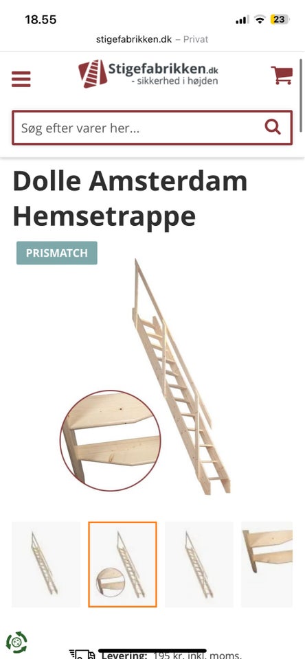 Dolle Amsterdam hemsetrappe