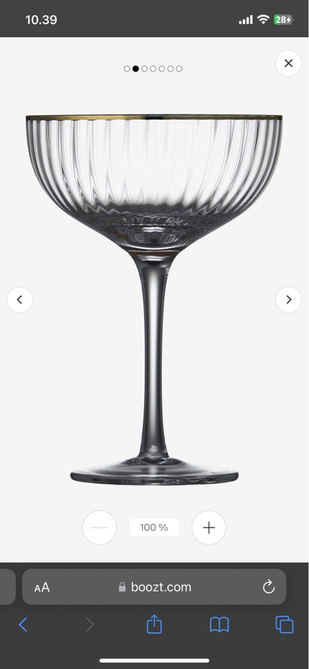 Glas, Cocktailglas/champagne