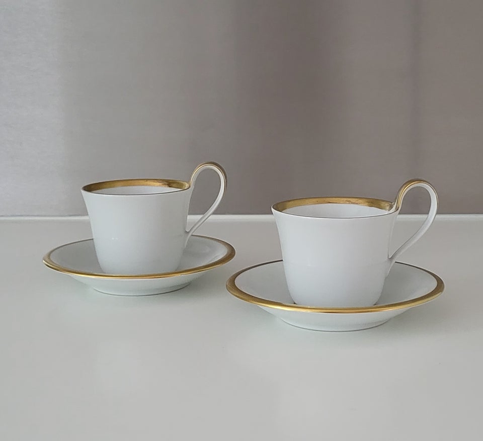 Porcelæn Kaffekop med underkop