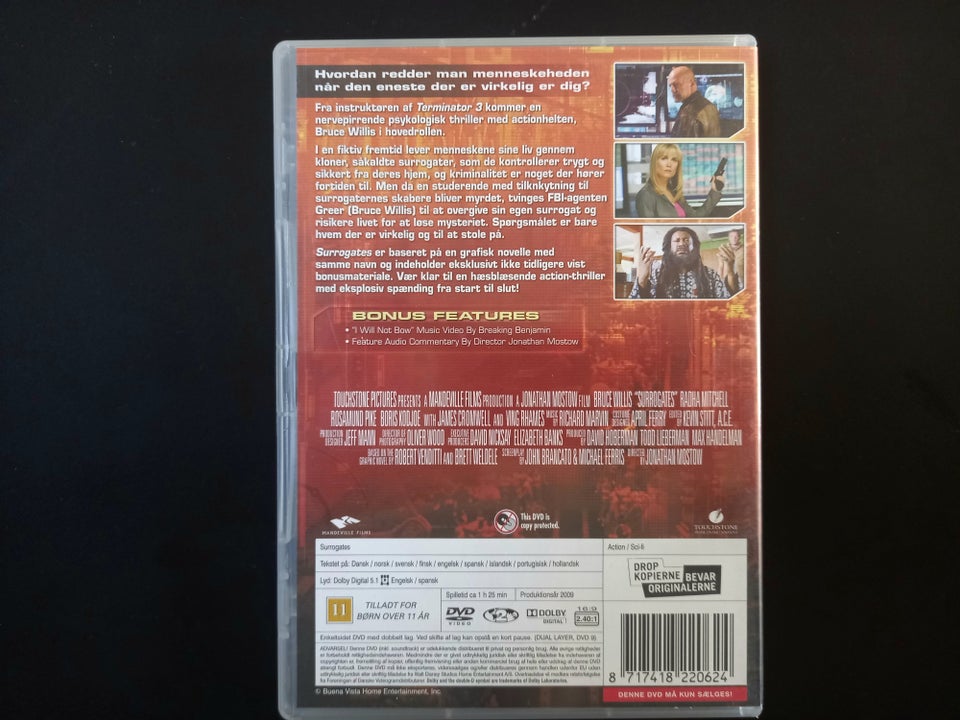 Surrogates, DVD, science fiction