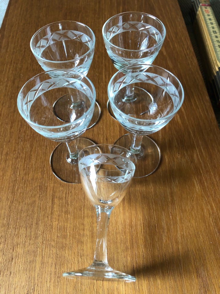 Glas Holmegaard snapseglas med