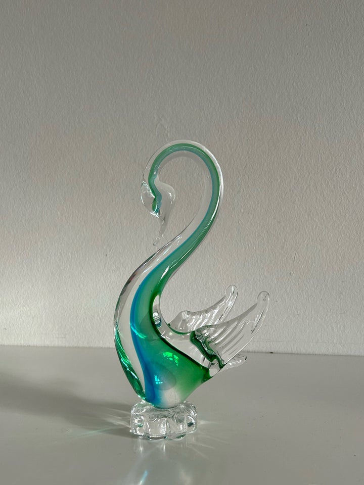 Murano glasfigur - Svanen Murano